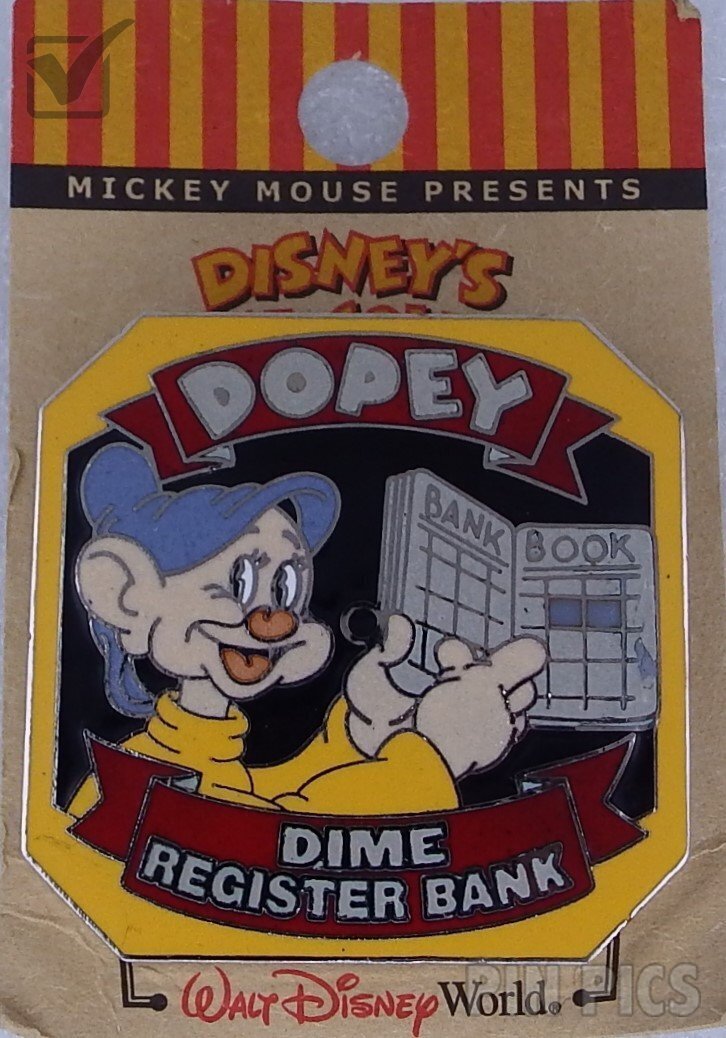 WDW - Dopey Bank - Pin of the Month - Vintage Collecton  pin collectible - Main Image 3