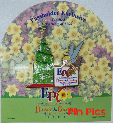 WDW - Tinker Bell - Topiary Epcot - Flower and Garden Festival 2004  pin collectible - Main Image 2