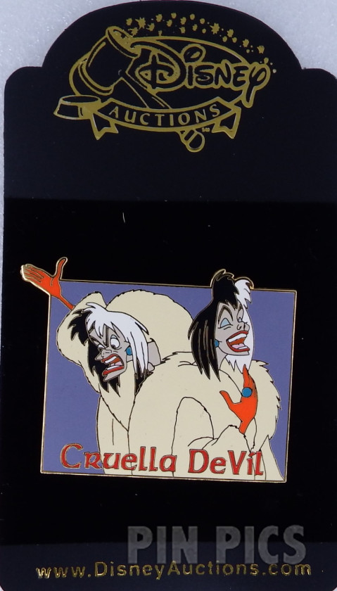 Auctions - Cruella De Vil - 101 Dalmatians - Model Sheet  pin collectible - Main Image 3