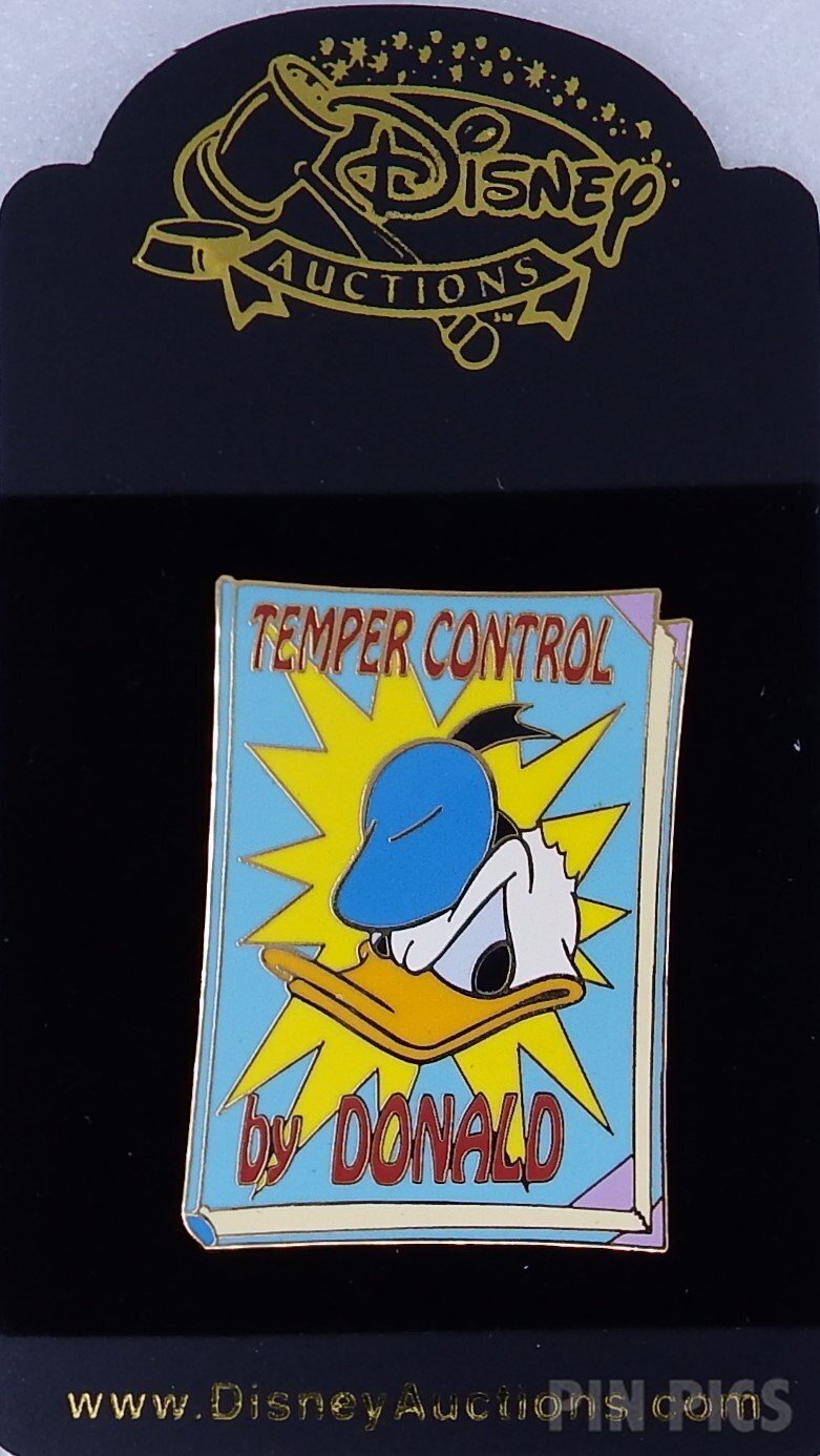 DA - Donald Duck - Book - Temper Control  pin collectible - Main Image 3