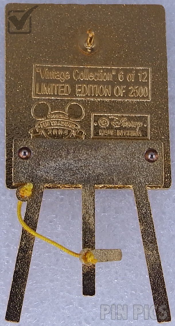 WDW - Mickey - Chalkboard - Pin of the Month - Vintage Collection - June  pin collectible - Main Image 2