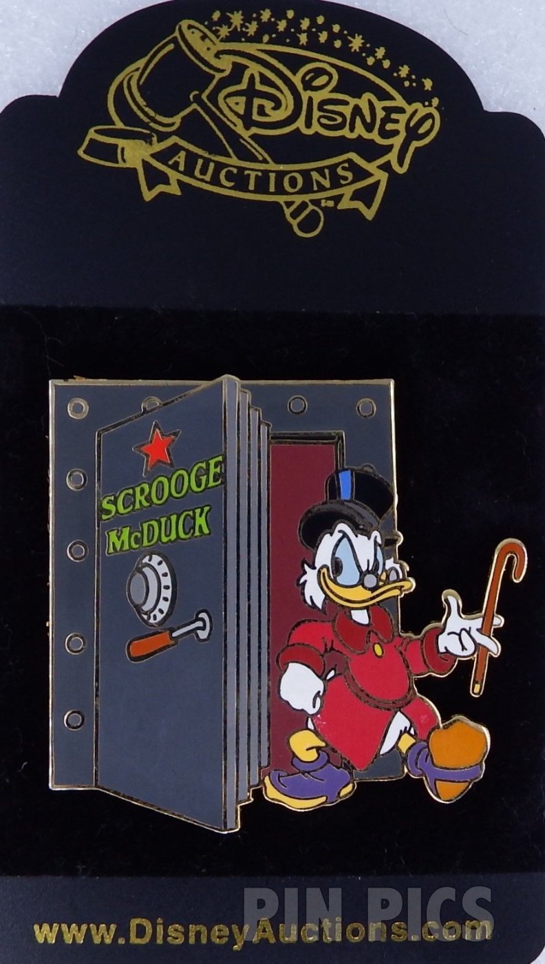 DA - Scrooge McDuck - Dressing Room Door  pin collectible - Main Image 3