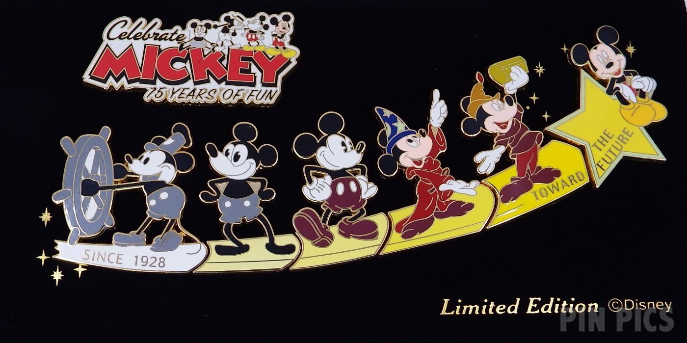 Japan - Mickey Mouse 75 Years - Frame Set  pin collectible - Main Image 2