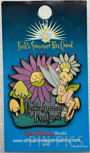 WDW - Tinker Bell - Flowers - Tink’s Summer Pin Quest  pin collectible - Main Image 3