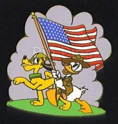 Japan - Donald Duck - Gold Bishop - Chess - JDS