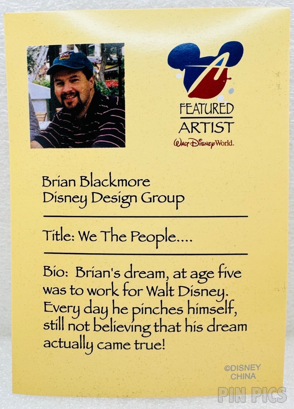 WDW - Mickey, Donald, Goofy - We The People - Patriotic - Featured Artist #7 - Jumbo  pin collectible - Main Image 5