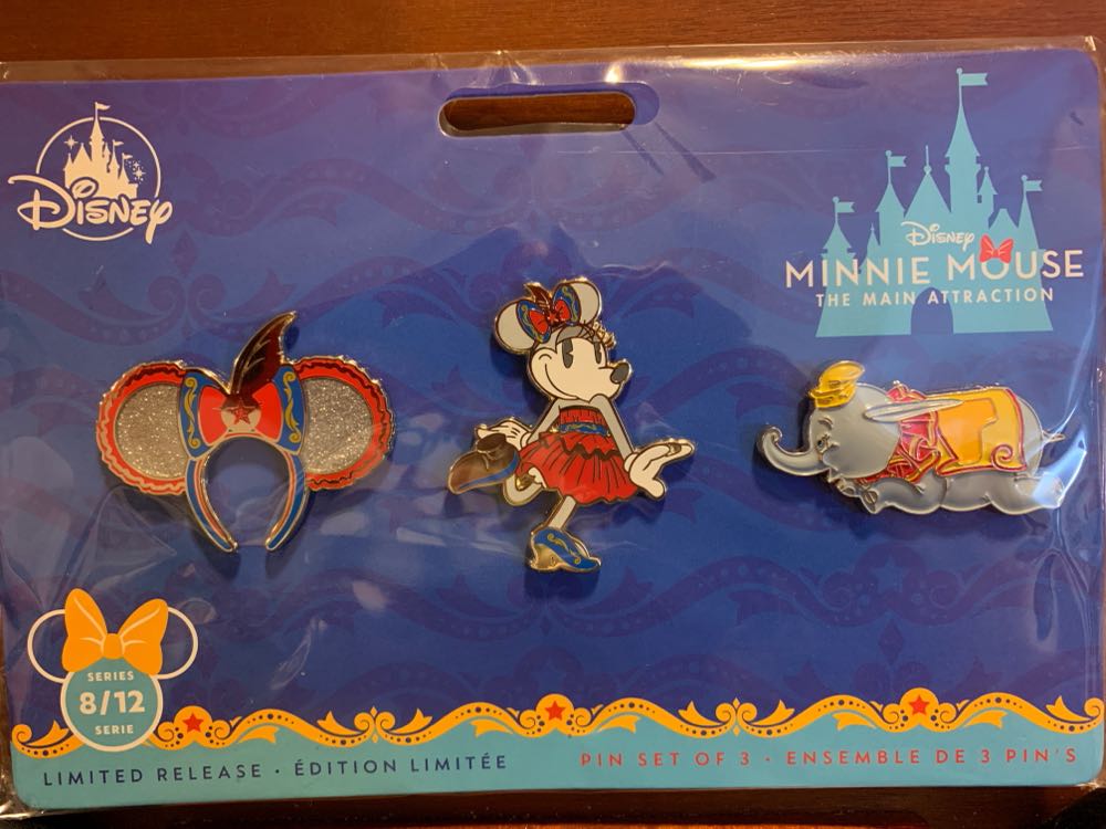 Minnie The Main Attraction Set The Flying Elephant - Disney Pin Trading pin collectible [Barcode 465050457387] - Main Image 2