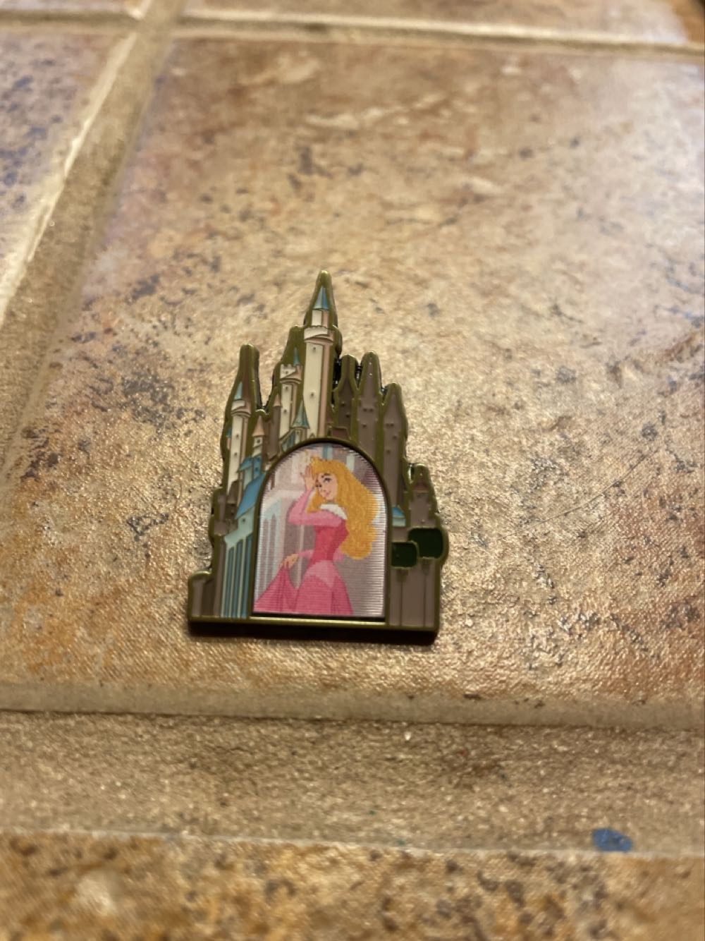 Aurora Lenticular Castle  pin collectible - Main Image 2
