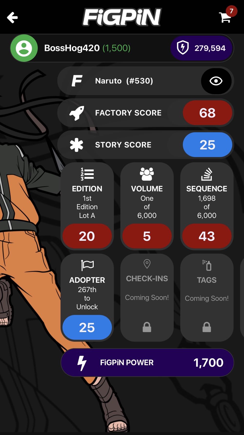 Figpin Classic: Naruto Shippuden Naruto - FigPin pin collectible [Barcode 810021535517] - Main Image 2