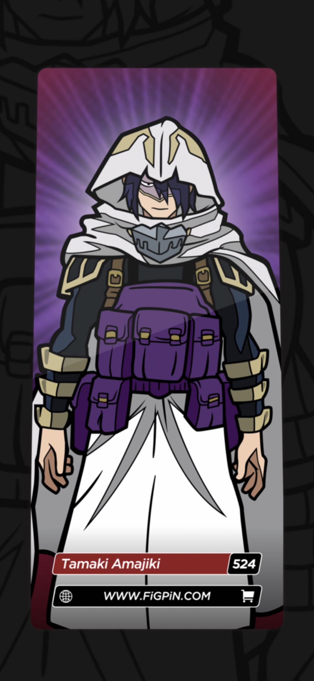 My Hero Academia - Hero Costume - FigPin pin collectible [Barcode 810021534978] - Main Image 3