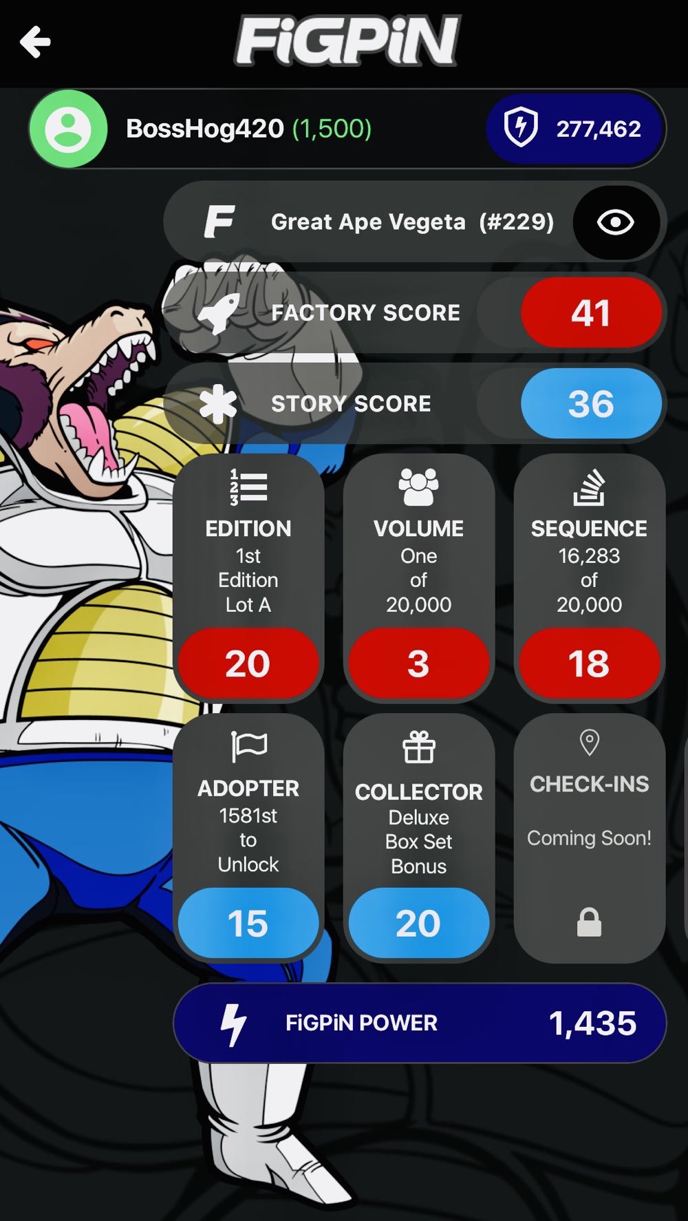 Dragon Ball Z - FiGPiNXL28 pin collectible [Barcode 810021530932] - Main Image 2