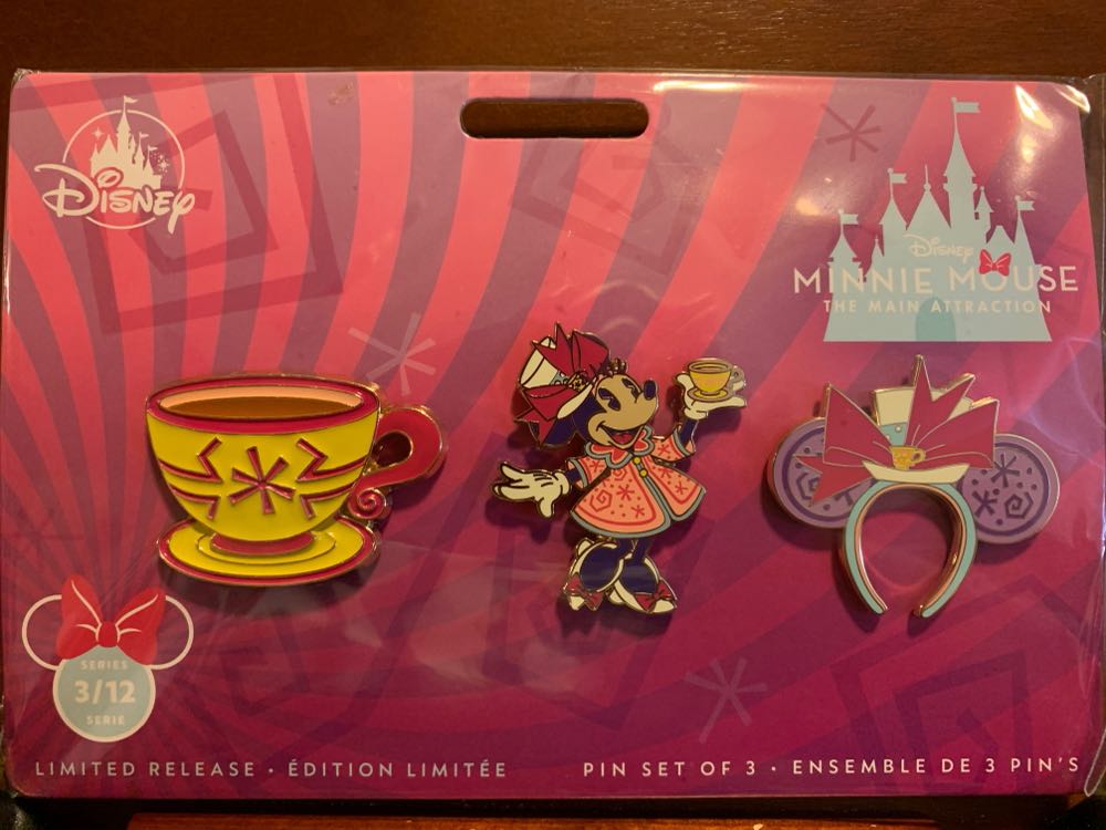 Disney Minnie Mouse: The Main Attraction Set Mad Tea Party Set - Disney Pin Trading pin collectible [Barcode 465055062197] - Main Image 2