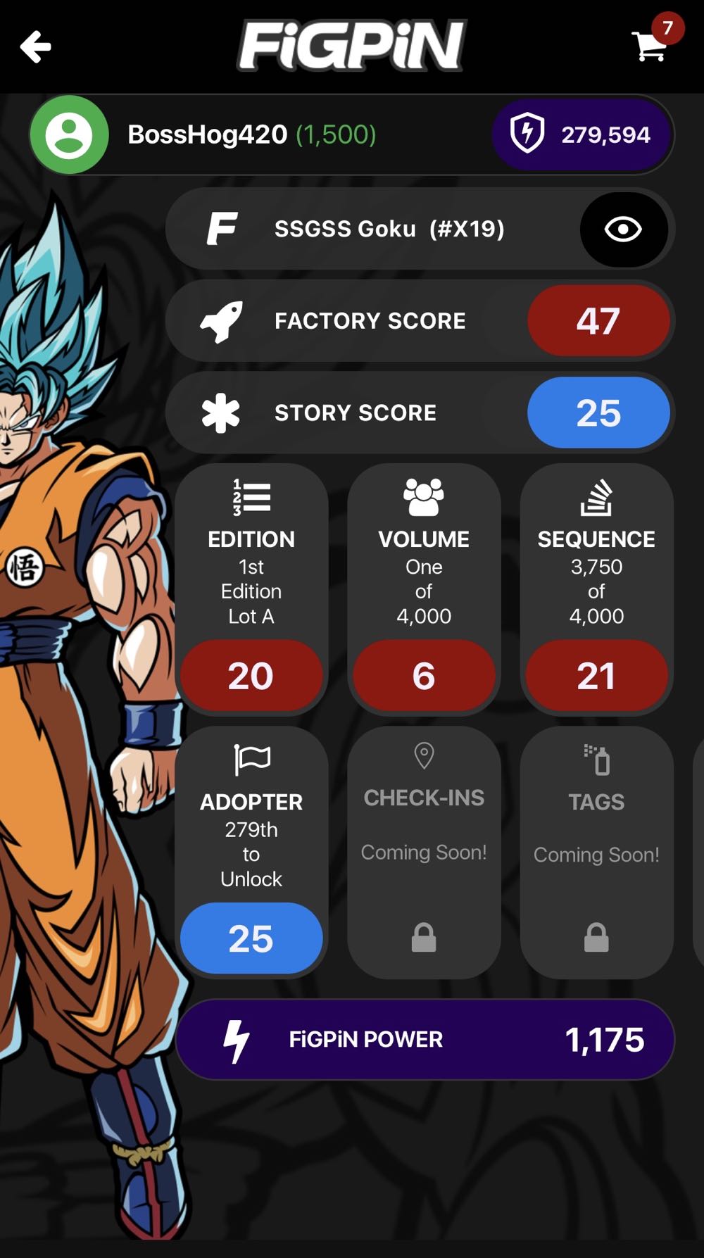 Dragonball FighterZ - FiNPiNXLx19 pin collectible [Barcode 850002644982] - Main Image 2