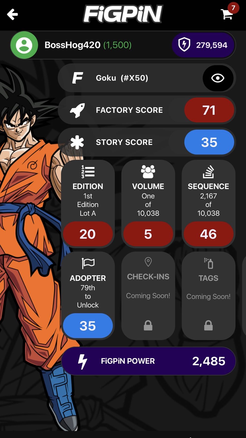 Dragon Ball Super - FiGPiNXLx50 pin collectible [Barcode 810021535432] - Main Image 2