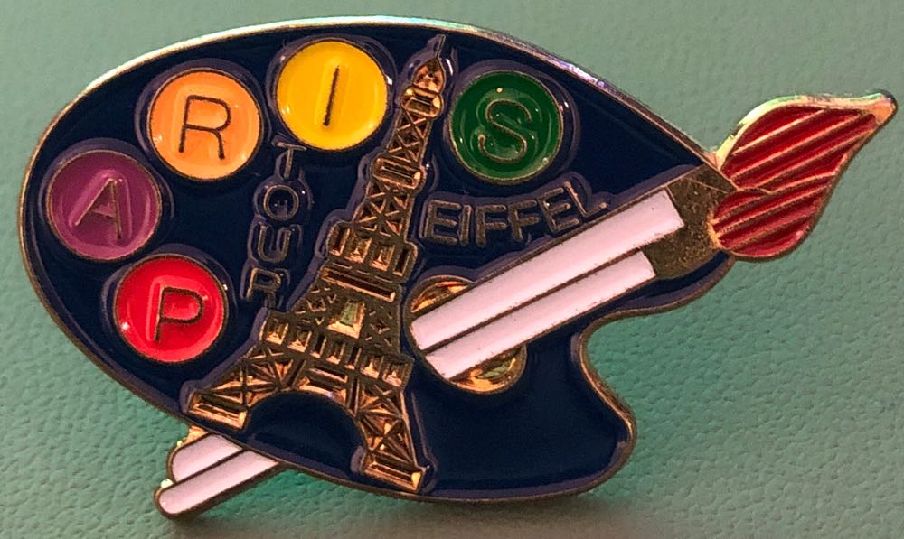 Paris Paint Palette  pin collectible - Main Image 1