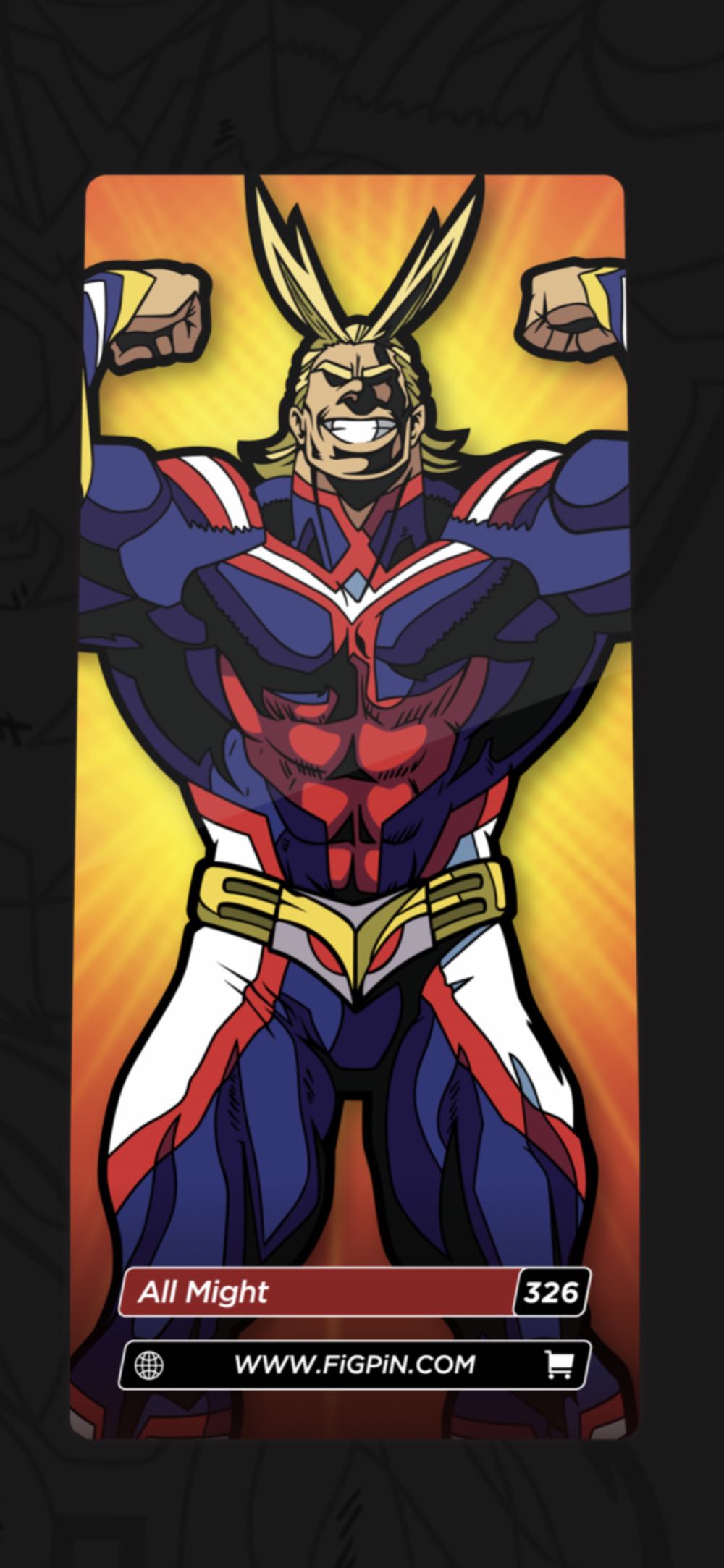 My Hero Academia - FigPin pin collectible [Barcode 810021532806] - Main Image 3