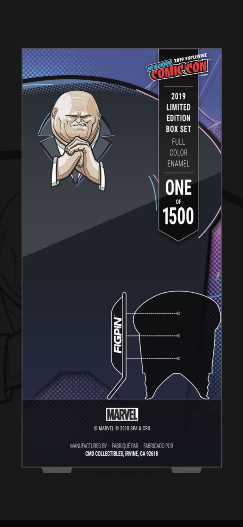 Kingpin - FigPin pin collectible [Barcode 810021532103] - Main Image 3