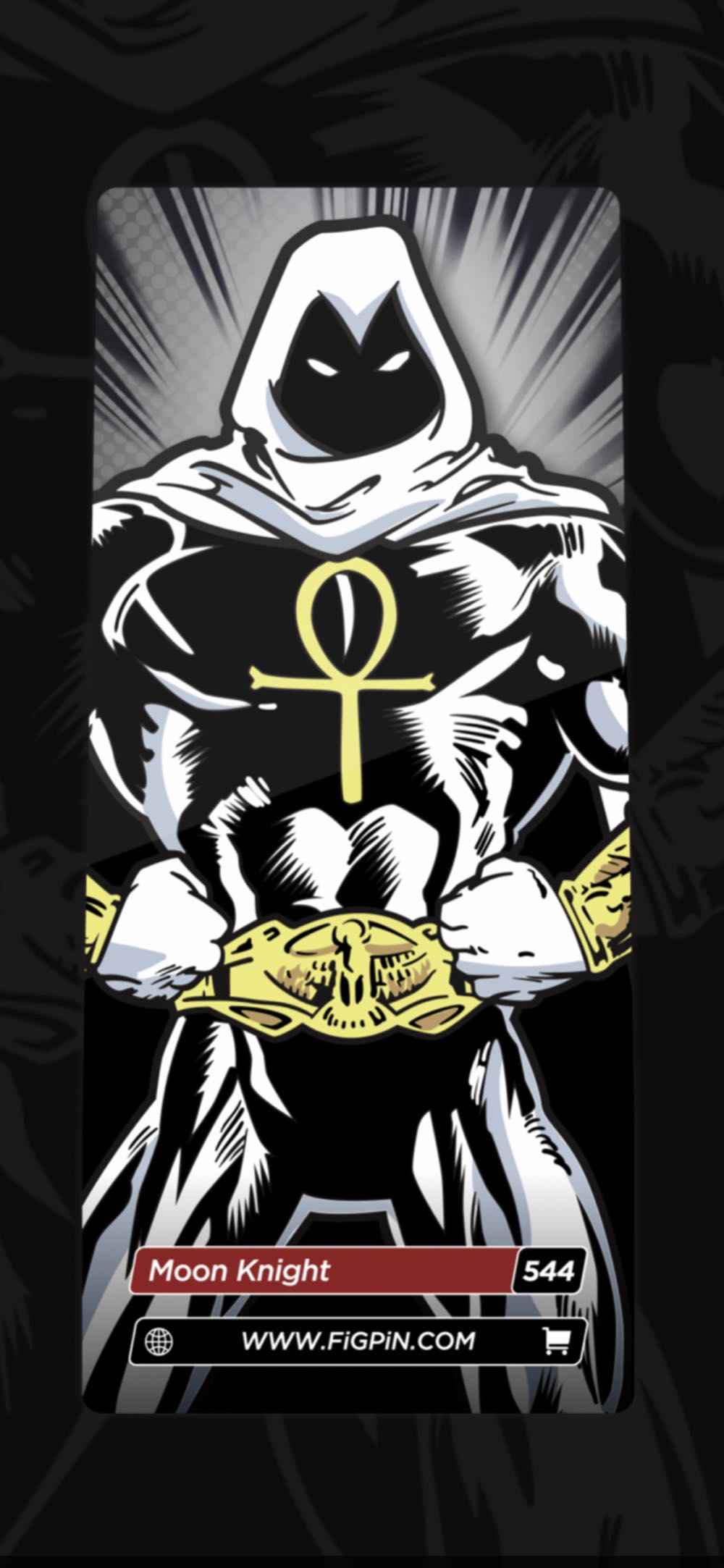 Moon Knight - FigPin pin collectible [Barcode 810021536187] - Main Image 3