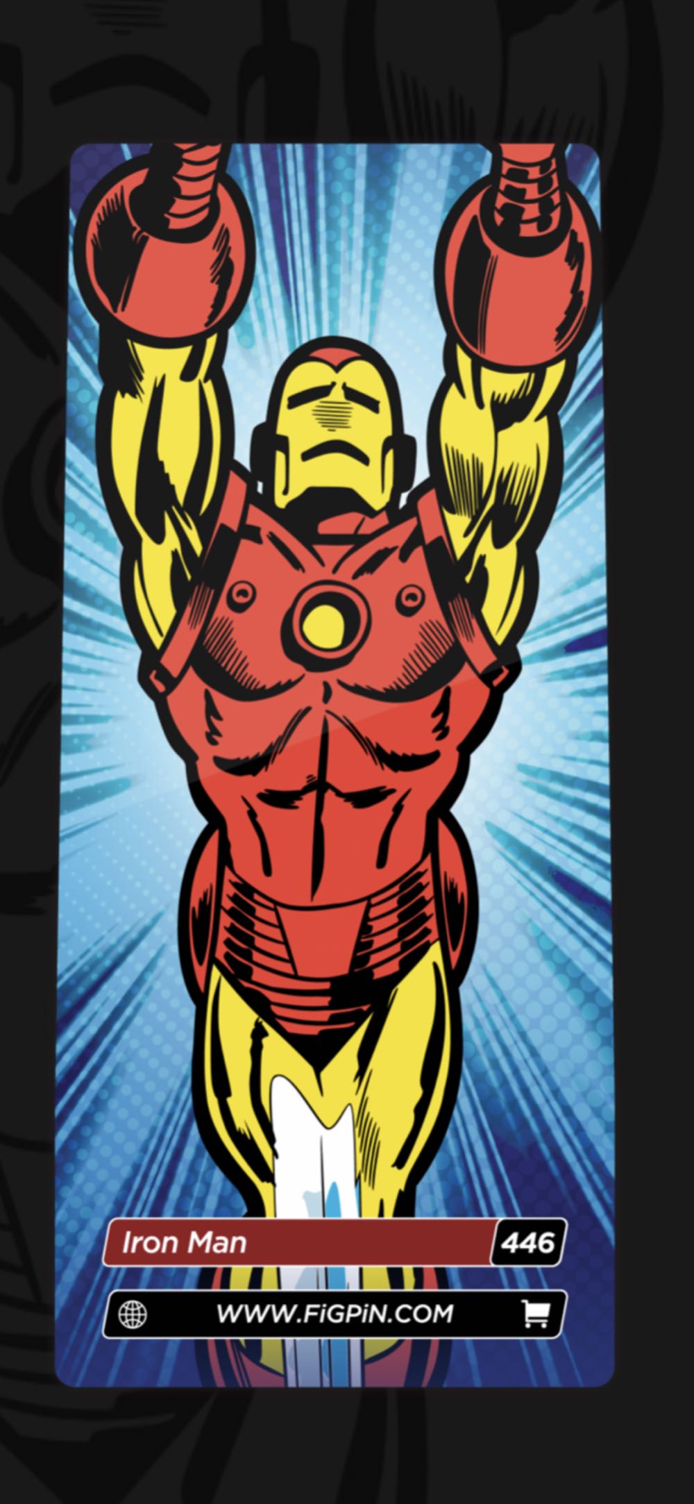 Iron Man - FigPin pin collectible [Barcode 810021535135] - Main Image 3