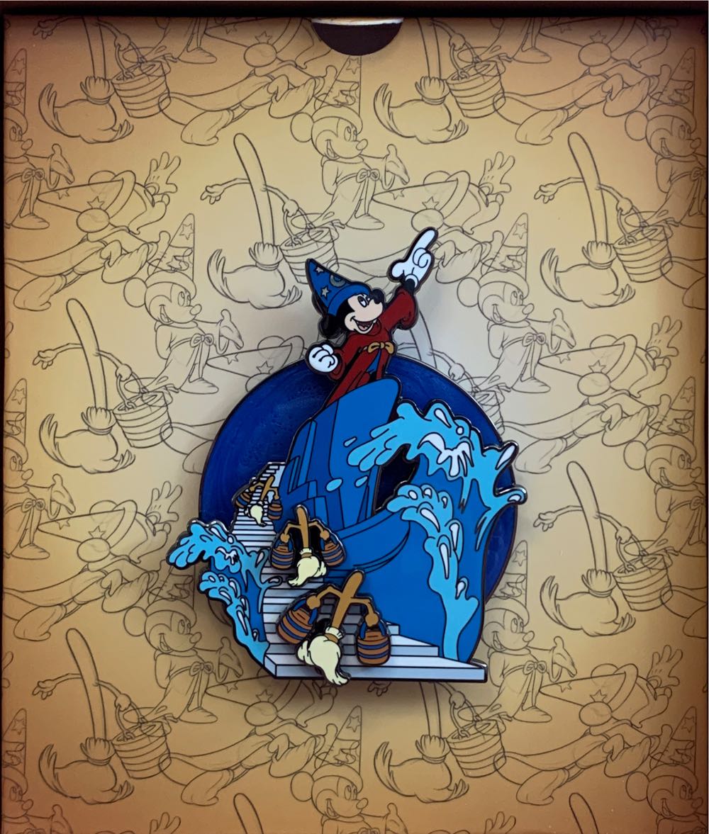 Loungefly Jumbo - Sorcerer Mickey  pin collectible [Barcode 671803357983] - Main Image 2