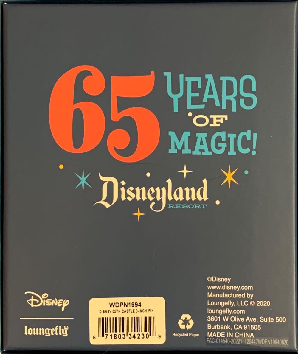 Loungefly Disneyland 65Th Anniversary - Loungefly pin collectible - Main Image 3