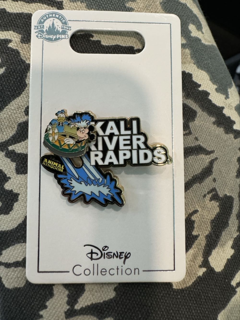 Kali River Rapids, Animal Kingdom, Mickey and Donald - Rides And Attractions pin collectible [Barcode 400020158246] - Main Image 3