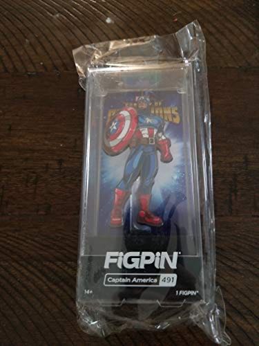 Marvel 491: Captain America (Contest Of Champions) - FigPin pin collectible [Barcode 810021534145] - Main Image 1
