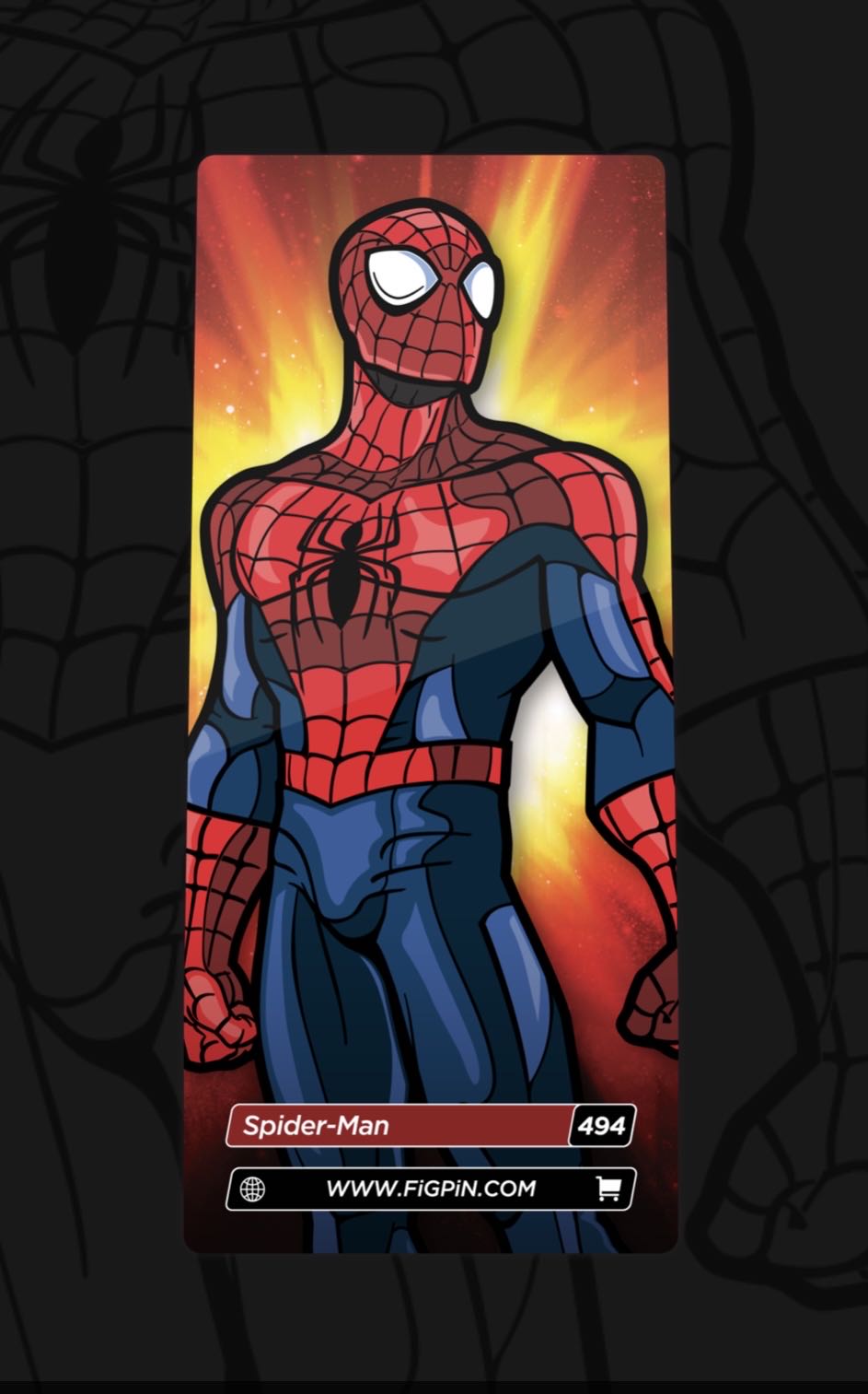 Marvel 494: Spider-Man (contest Of Champions) - FigPin pin collectible [Barcode 810021534138] - Main Image 2
