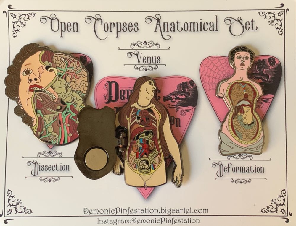 Open Corpses Anatomical Set  pin collectible - Main Image 2