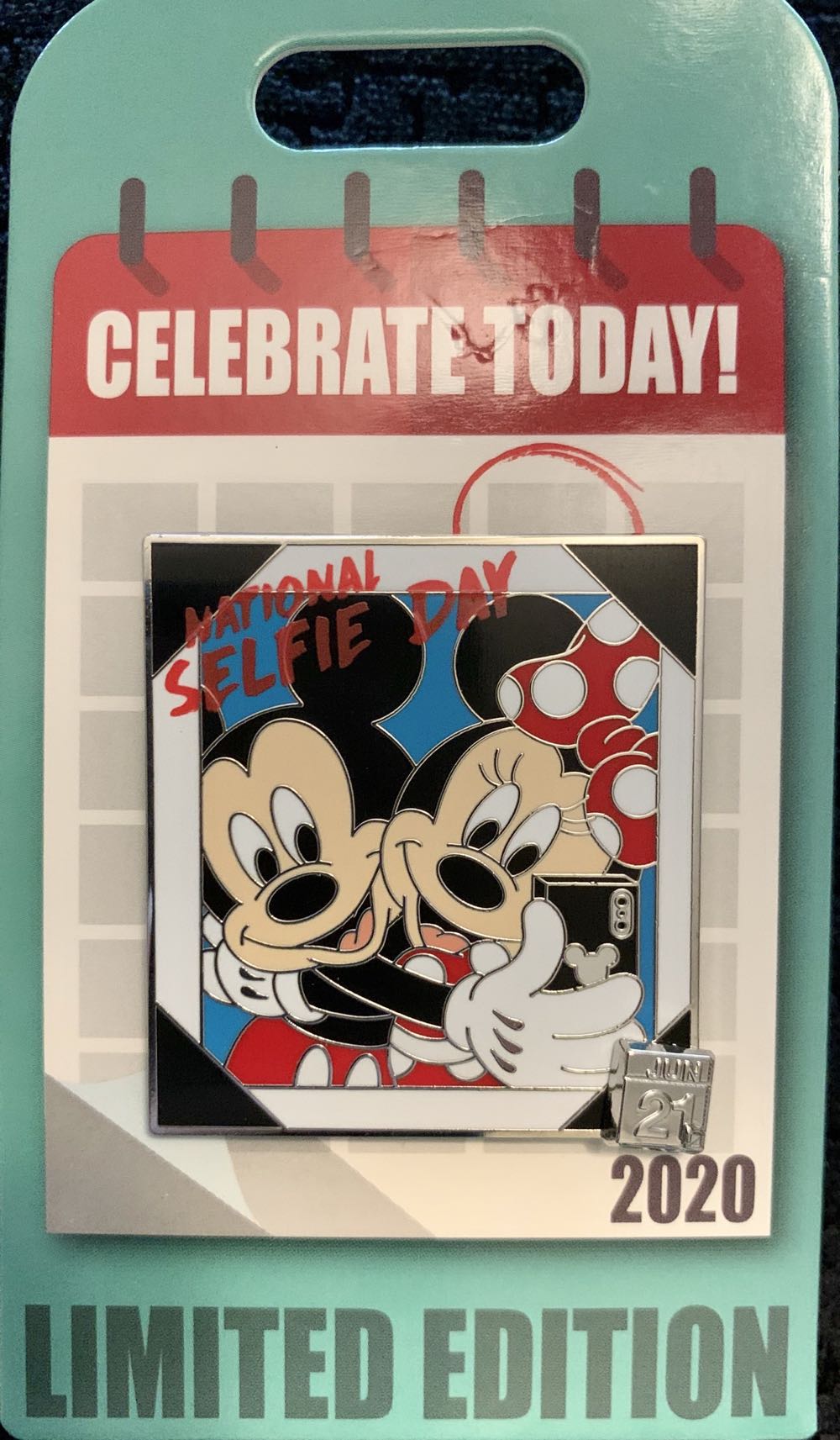 Celebrate Today - 21 June - National Selfie Day - Pin On Pin pin collectible - Main Image 2