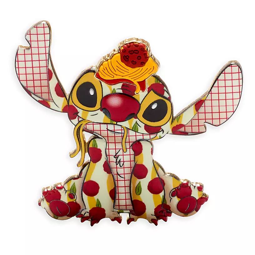 Stitch Crashes Disney Jumbo Pin – Lady and the Tramp – Limited Release - Metal / enamel / PVC pin collectible - Main Image 2