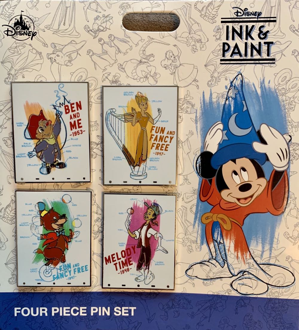 Ink & Paint Posters Set - Ben & Me  pin collectible - Main Image 2