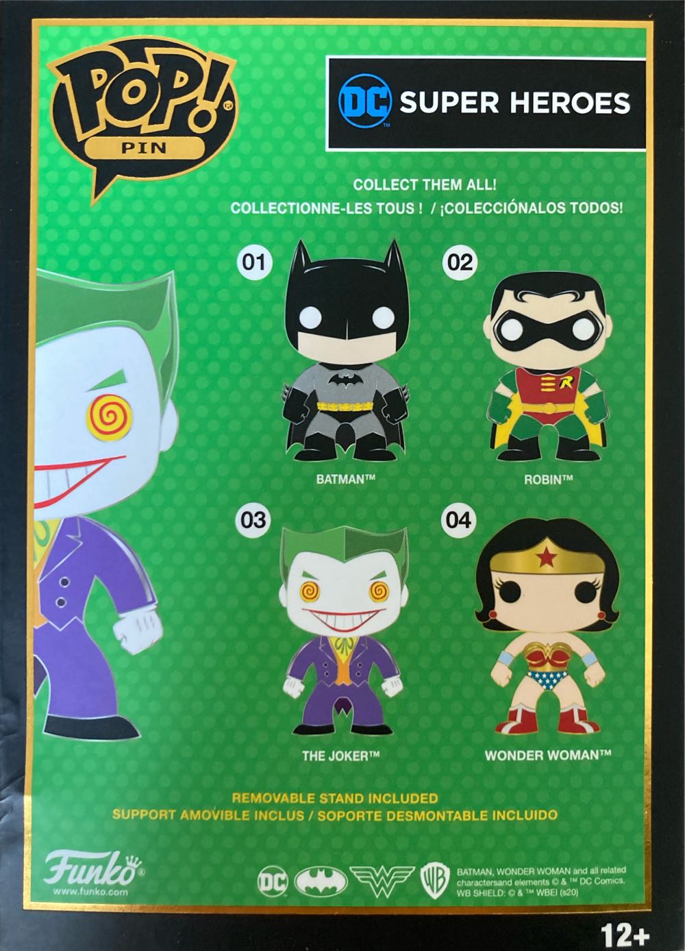 Funko Pop! DC Super Heroes: The Joker - Funko Pop! pin collectible [Barcode 671803305946] - Main Image 2