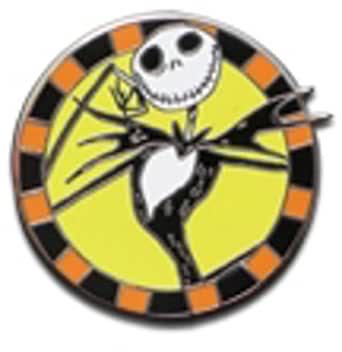 Jack Skellington Round  pin collectible - Main Image 1