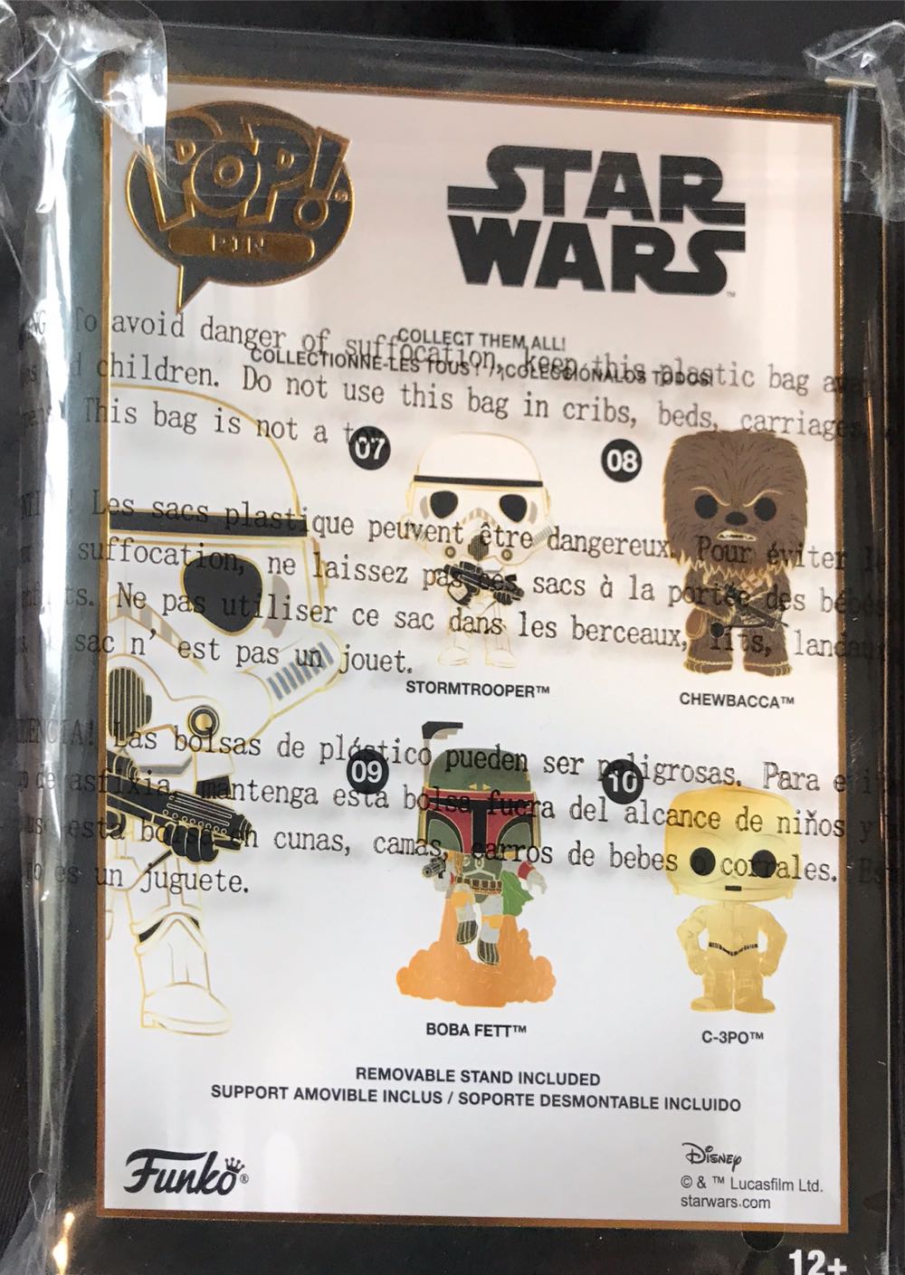 Stormtrooper - Funko pin collectible [Barcode 671803318403] - Main Image 2