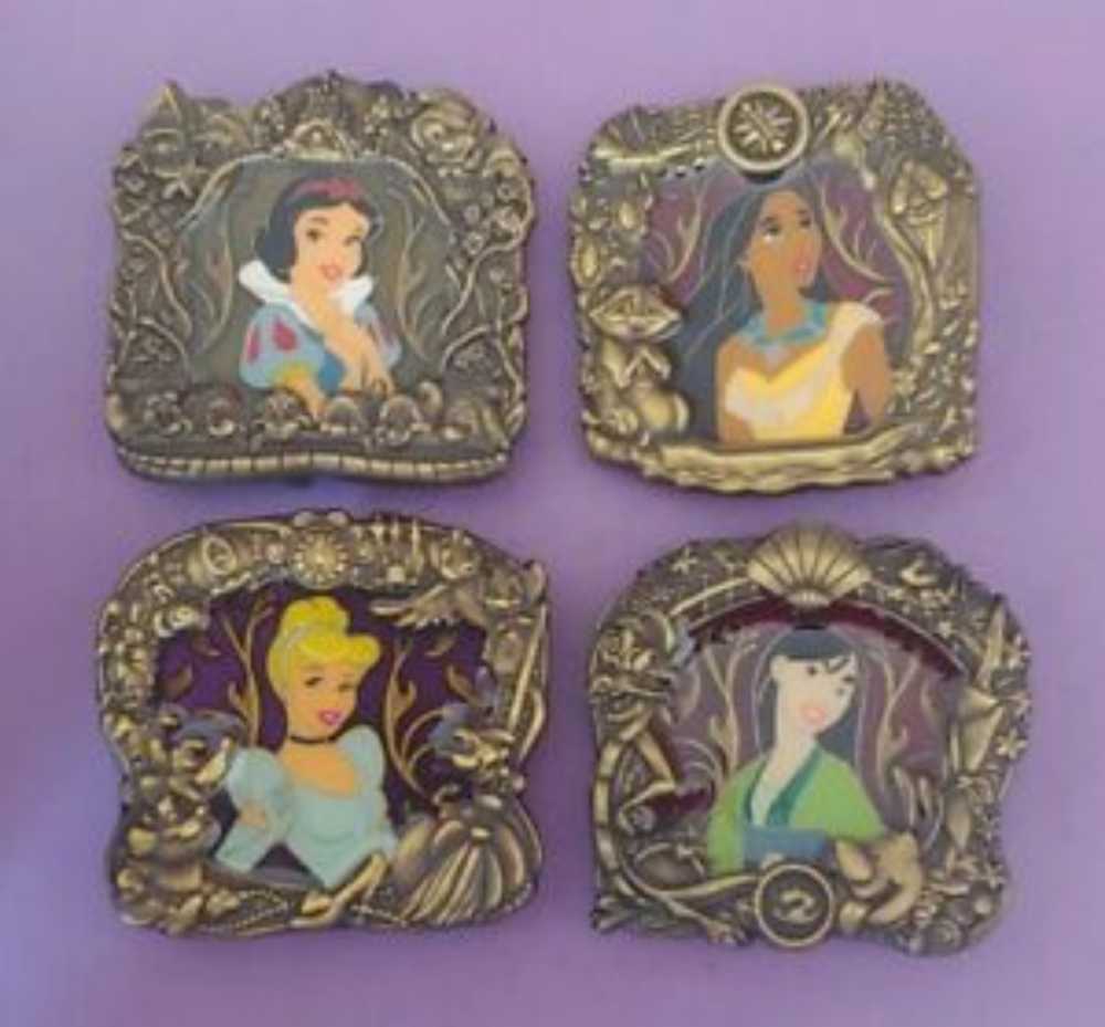 Pocahontas Stained Glass  pin collectible - Main Image 2