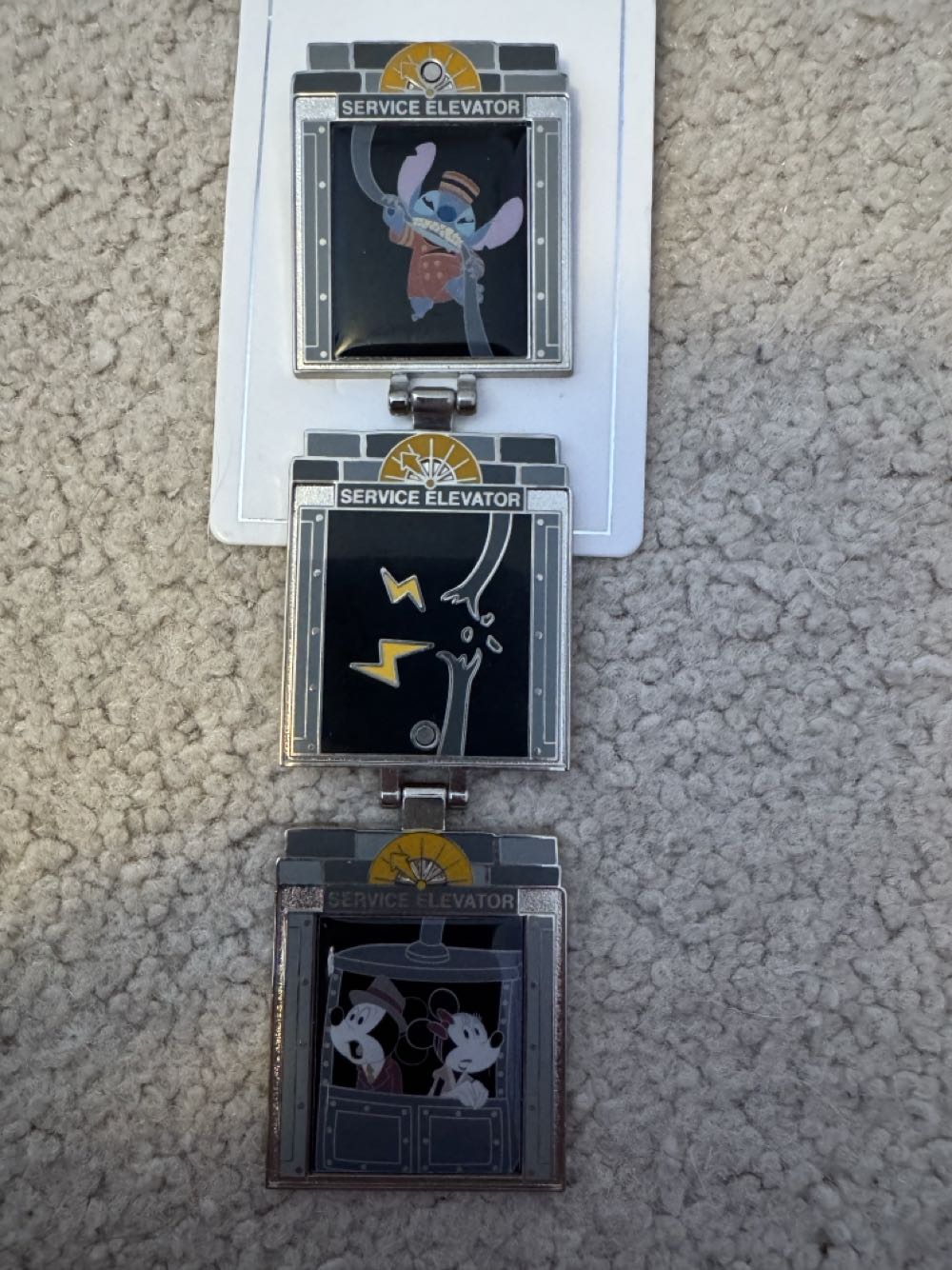 Hollywood Tower Of Terror Service Elevator - Open Edition pin collectible [Barcode 400922813410] - Main Image 2