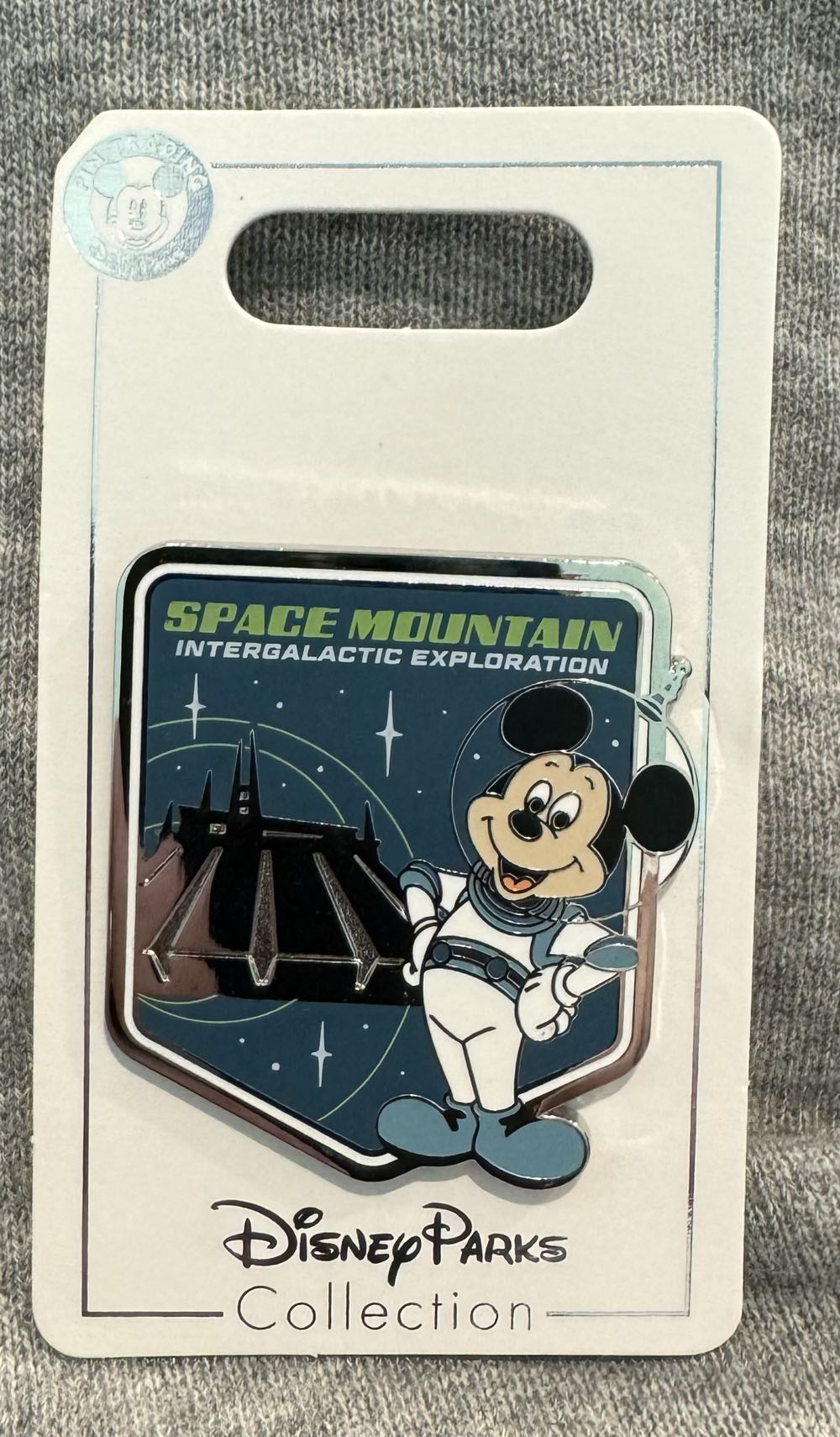 Space Mountain Intergalactic Exploration Mickey Mouse  pin collectible [Barcode 400021221871] - Main Image 2