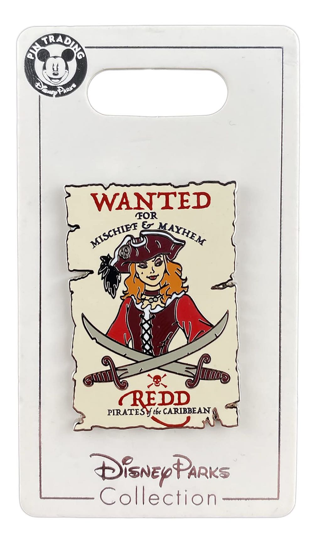 Pirates Of The Caribbean, Redd Wanted Poster - Character pin collectible [Barcode 400020922762] - Main Image 2