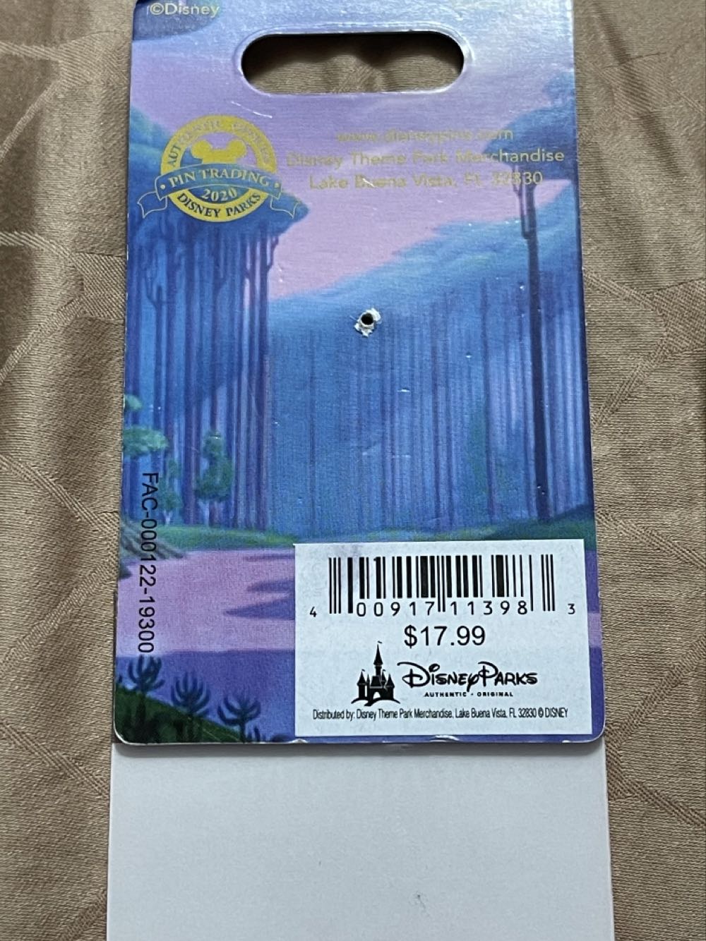 Pocahontas 25th Anniversary Spinner - 25th Anniversary pin collectible [Barcode 400917113983] - Main Image 2