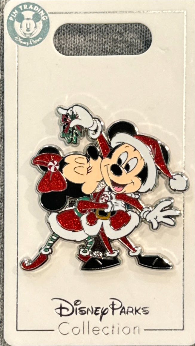 Minnie And Mickey - Mistletoe - Christmas - Disney Pin - Trading pin collectible [Barcode 400926913406] - Main Image 2