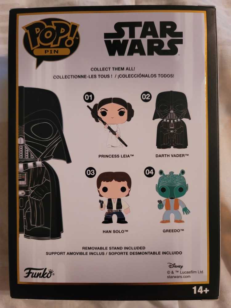 Darth Vader - Funko pin collectible [Barcode 671803306349] - Main Image 2