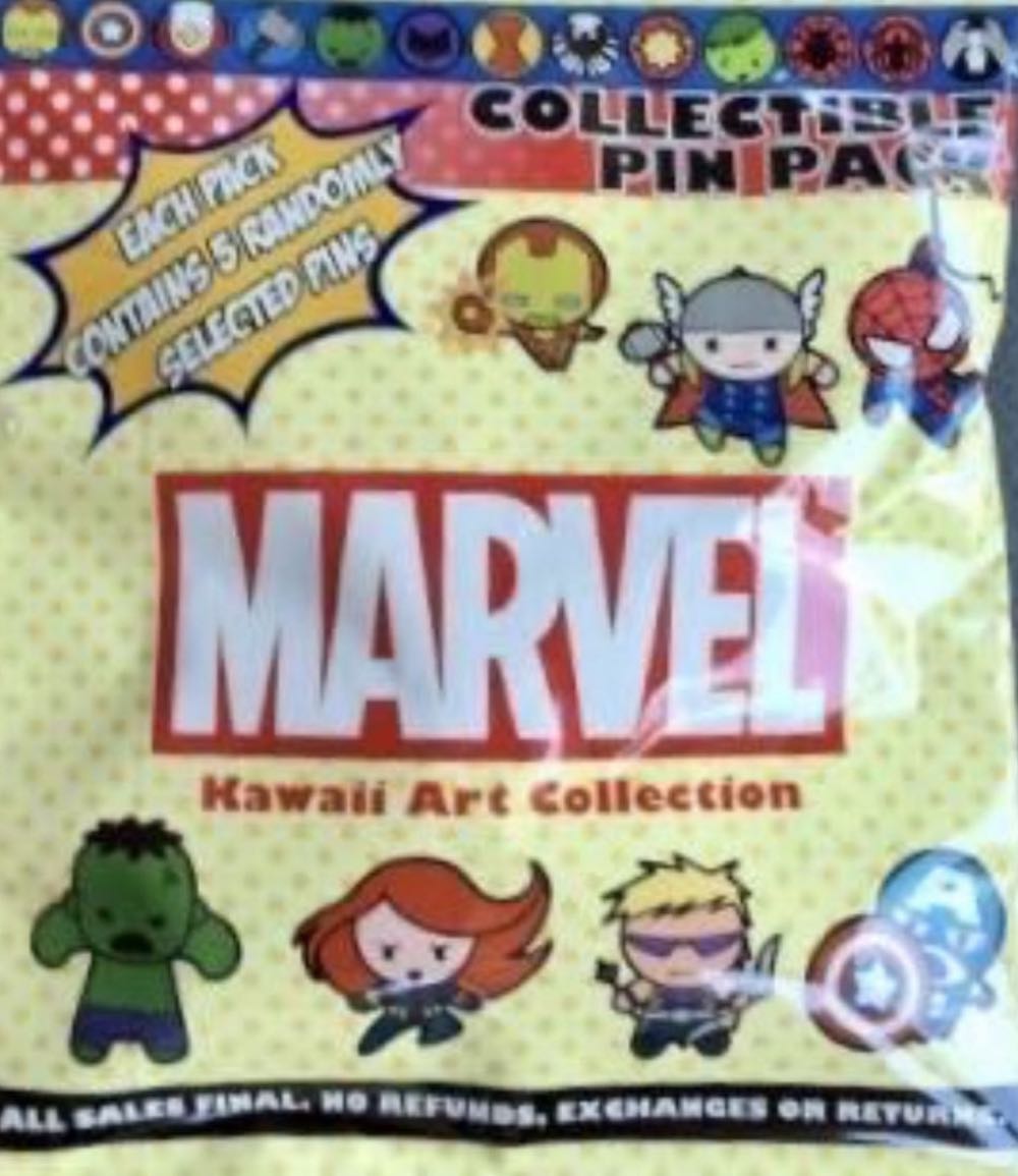 Marvel Kawaii Art - Hawkeye  pin collectible - Main Image 2