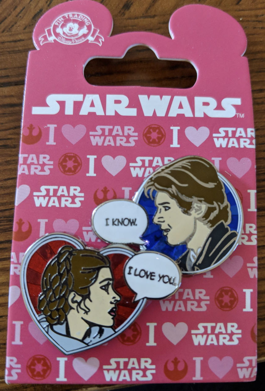 Valentine’s Day Han And Leia - .Leia  pin collectible - Main Image 2