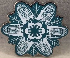 Star Wars Snowflakes - R2-D2 pin collectible - Main Image 1