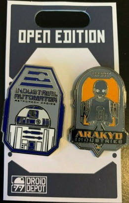Droid Depot - Manufacturing 2 Pins - Industrial Automaton R2-D2  pin collectible - Main Image 2