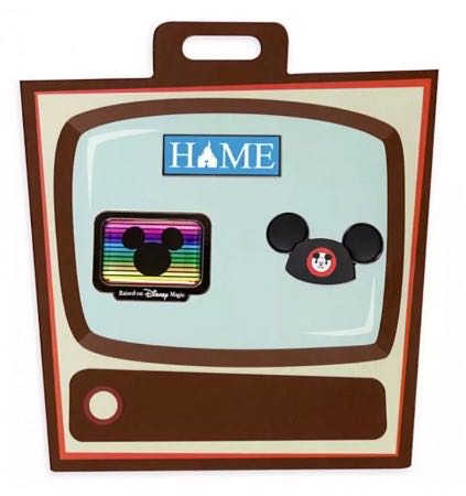 Raised On Disney Magic (Television) Pin Set - Home Banner - Rubber pin collectible - Main Image 2