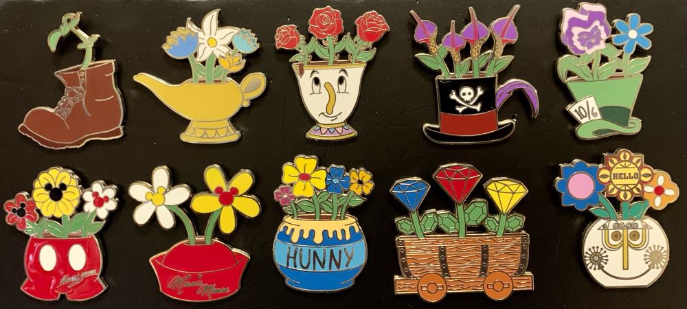 EPCOT International Flower & Garden Festival 2020 - Planter Mystery Set - Chip The Cup pin collectible - Main Image 3