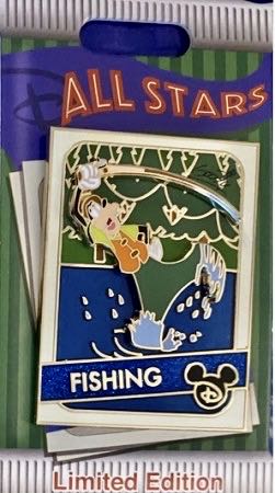 Trading Cards: Fishing - Goofy - Pin On Pin pin collectible - Main Image 2