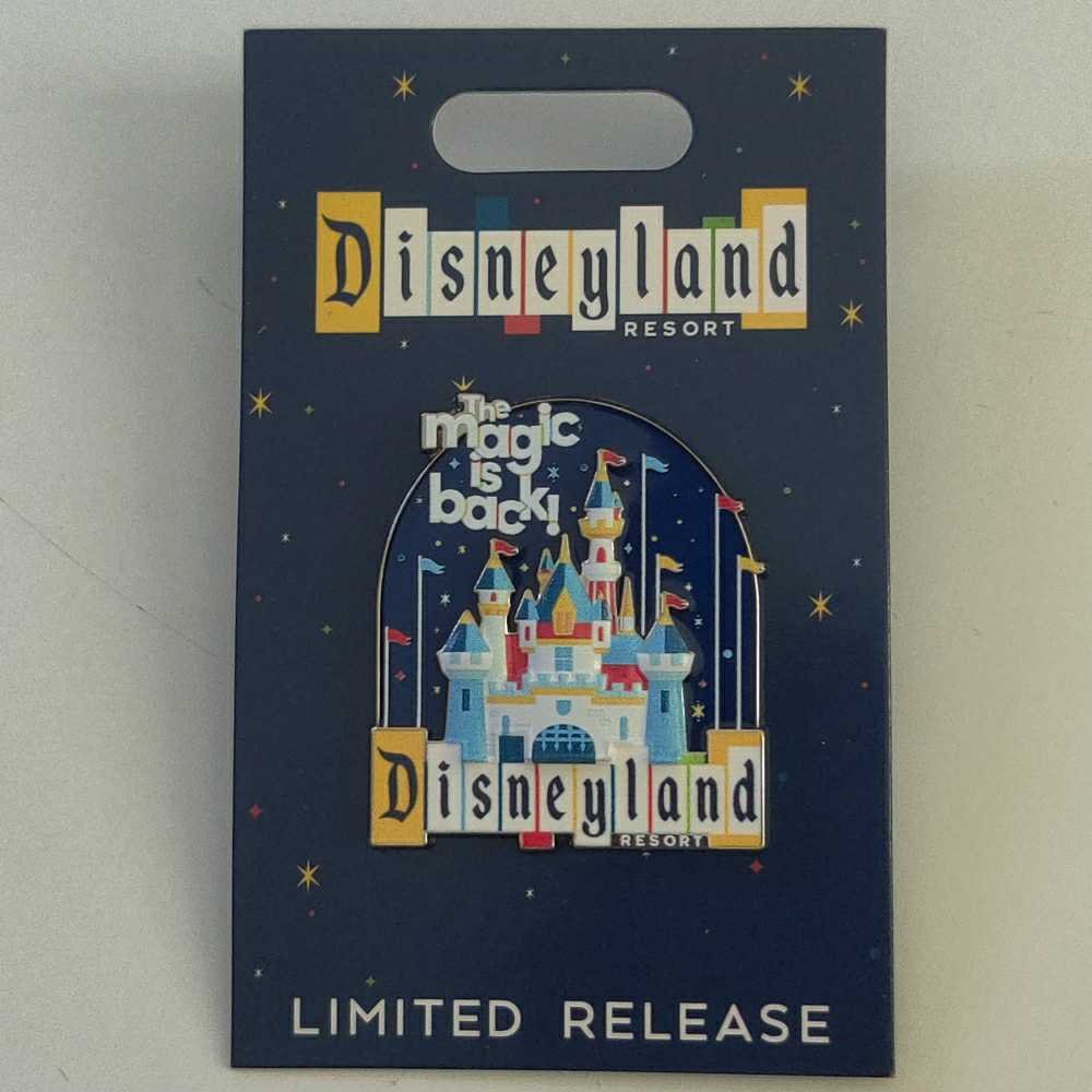 The Magic Is Back Disneyland Resort Castle - Disney pin collectible [Barcode 400940516713] - Main Image 2